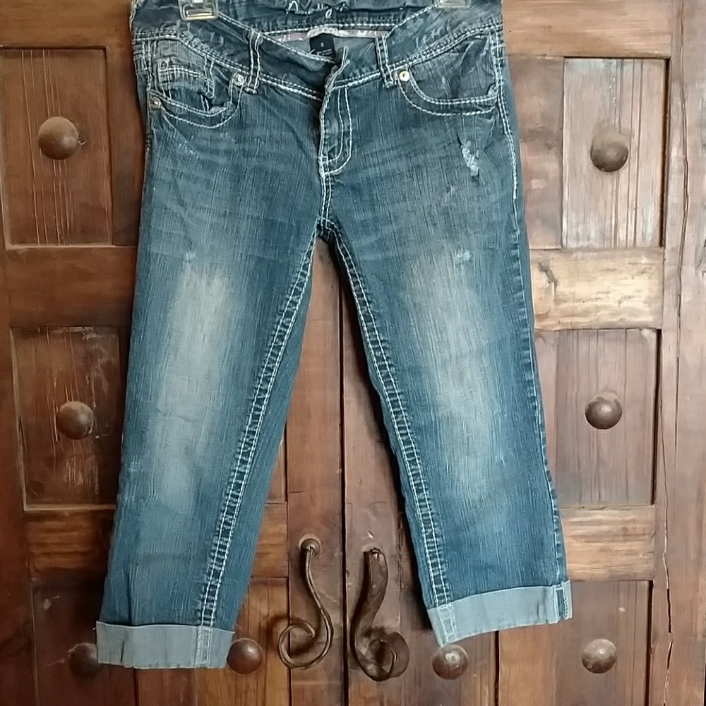 Cropped jeans